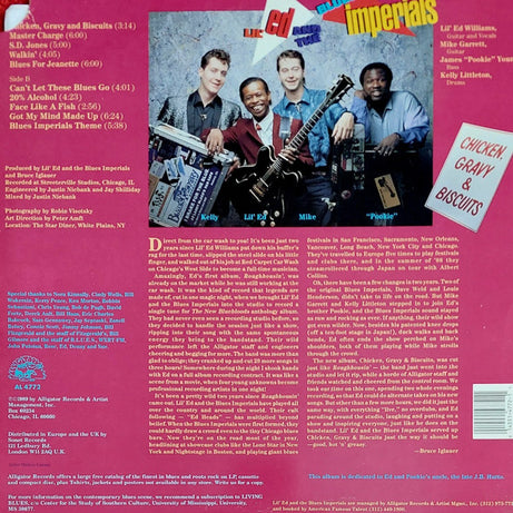 Lil' Ed And The Blues Imperials : Chicken, Gravy & Biscuits (LP, Album)