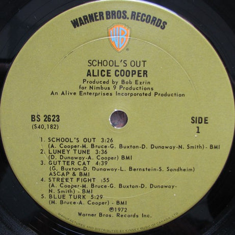 Alice Cooper : School's Out (LP, Album)