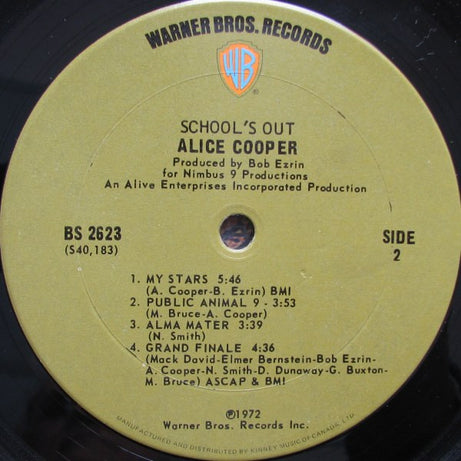 Alice Cooper : School's Out (LP, Album)