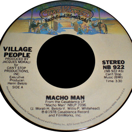 Village People : Macho Man (7", Single, Spe)