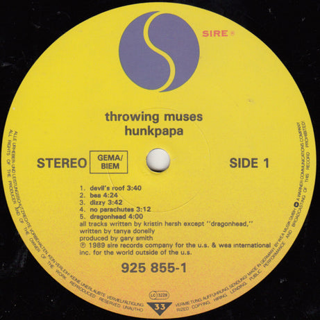 Throwing Muses : Hunkpapa (LP, Album)