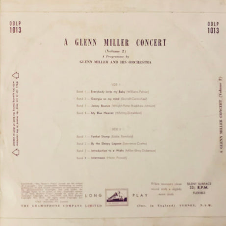 Glenn Miller And His Orchestra : A Glenn Miller Concert (Volume 2) (10", Comp)