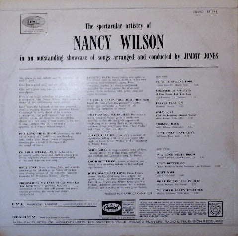 Nancy Wilson : Nancy (LP, Album)