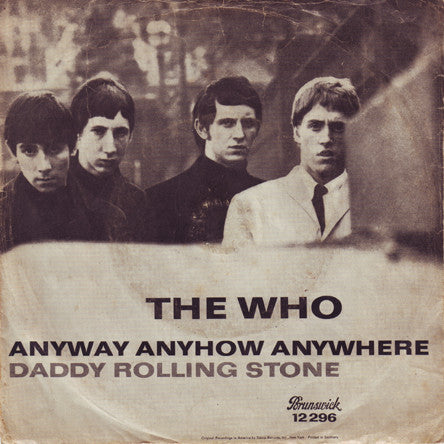 The Who : Anyway  Anyhow Anywhere (7", Single, Mono)