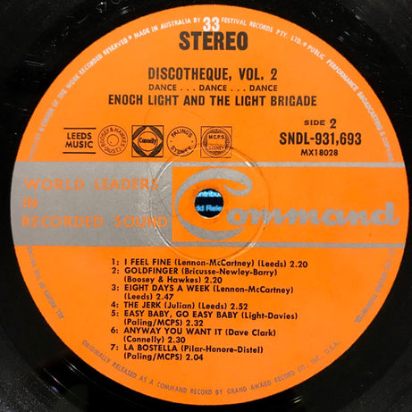 Enoch Light And The Light Brigade : Discotheque vol. 2 (LP)
