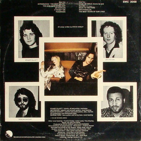 Steve Harley & Cockney Rebel : The Best Years Of Our Lives (LP, Album, RE)