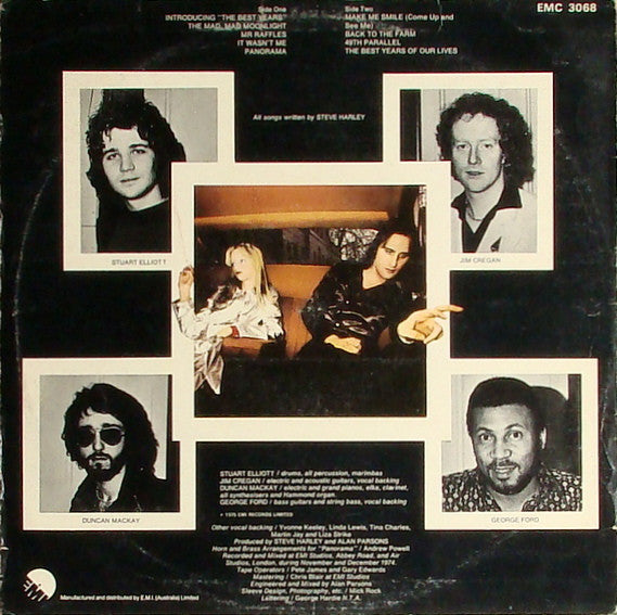 Steve Harley & Cockney Rebel : The Best Years Of Our Lives (LP, Album, RE)