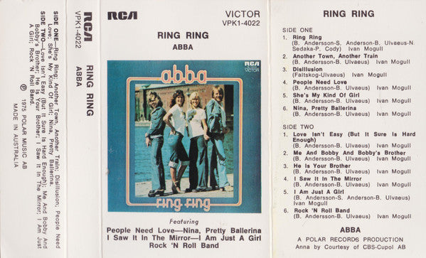 ABBA : Ring Ring (Cass, Album)