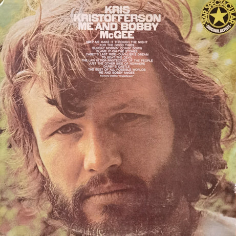 Kris Kristofferson : Me And Bobby McGee (LP, RE)