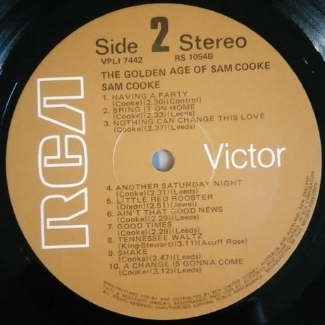 Sam Cooke : The Golden Age Of Sam Cooke (LP, Comp)