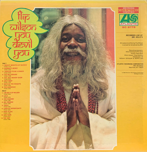 Flip Wilson : You Devil You (LP, Album, RE, Phi)