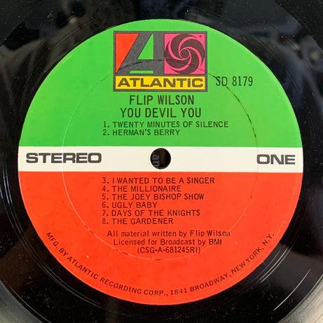 Flip Wilson : You Devil You (LP, Album, RE, Phi)