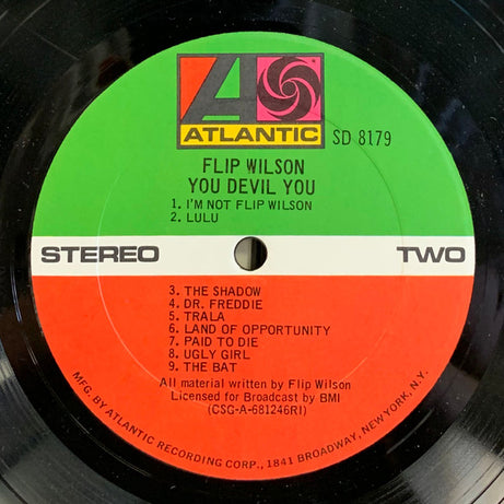 Flip Wilson : You Devil You (LP, Album, RE, Phi)