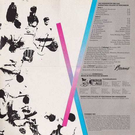 Dissidenten & Karnataka College Of Percussion : Germanistan – I Wish I Could Stay Far Away (LP, Album)