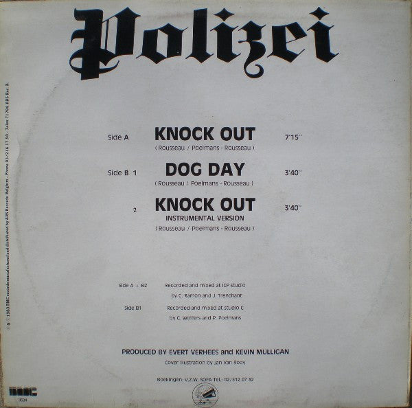Der Polizei : Knock Out / Dog Day (12")