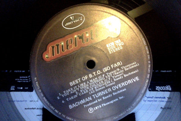 Bachman-Turner Overdrive : Best Of B.T.O. (So Far) (LP, Comp, RE)