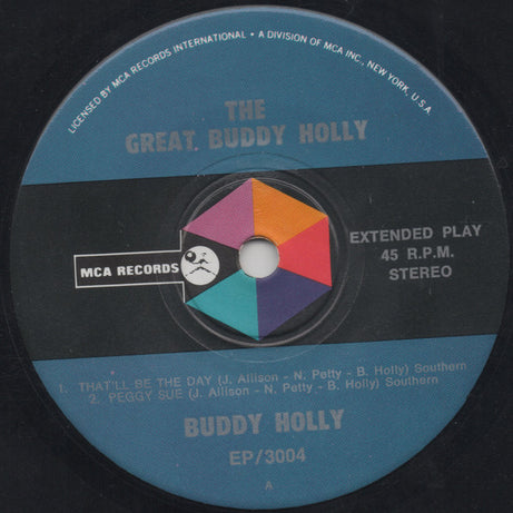 Buddy Holly : The Great Buddy Holly (7", EP)