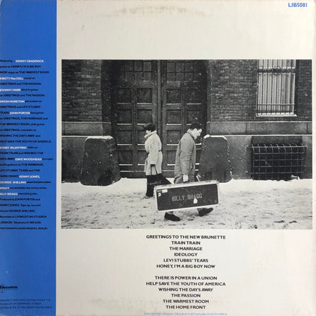 Billy Bragg : Talking With The Taxman About Poetry (LP, Album)