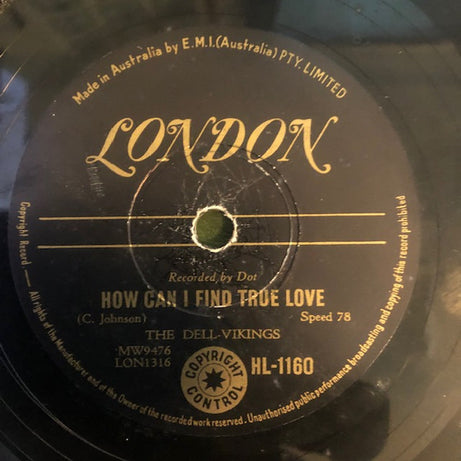 The Dell-Vikings : Come Go With Me / How Can I Find True Love (Shellac, 10")