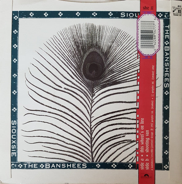 Siouxsie & The Banshees : This Wheel's On Fire (7", Single, Jukebox, Sil)