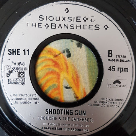 Siouxsie & The Banshees : This Wheel's On Fire (7", Single, Jukebox, Sil)