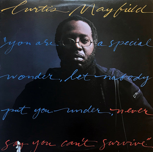 Curtis Mayfield : Never Say You Can't Survive (LP, Album, Win)