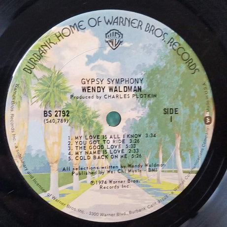 Wendy Waldman : Gypsy Symphony (LP, Album)