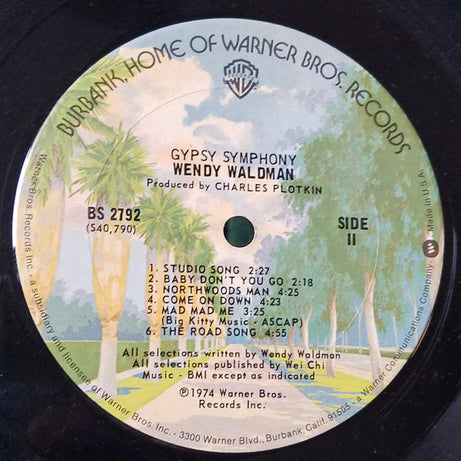Wendy Waldman : Gypsy Symphony (LP, Album)