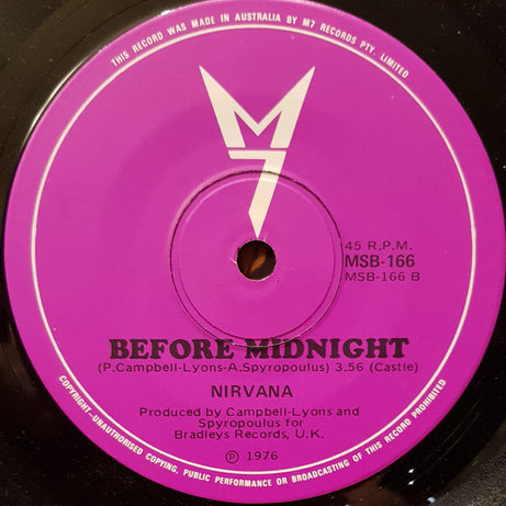 Nirvana (2) : Two Of A Kind (7", Single)