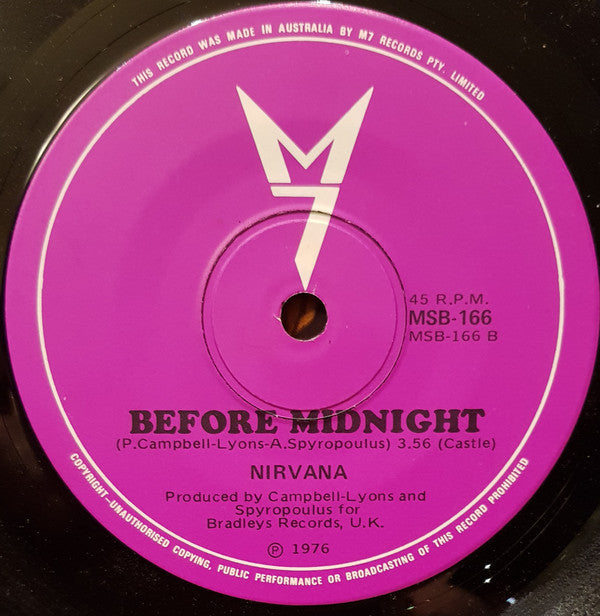 Nirvana (2) : Two Of A Kind (7", Single)