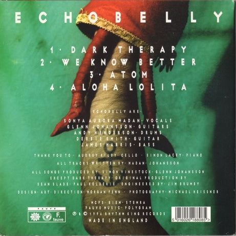 Echobelly : Dark Therapy (7", Single, Blu)
