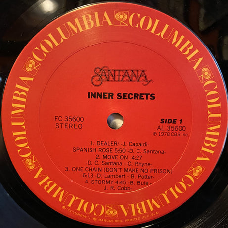 Santana : Inner Secrets (LP, Album, San)