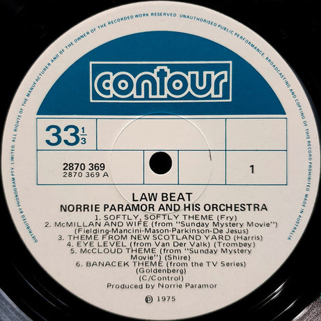 Norrie Paramor And His Orchestra : Law Beat (LP)