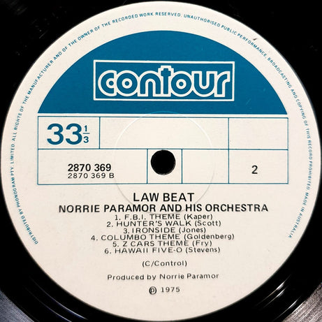 Norrie Paramor And His Orchestra : Law Beat (LP)
