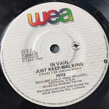 INXS : Original Sin (7", Single)