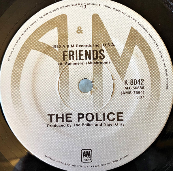 The Police : Don't Stand So Close To Me (7", Single, Gen)