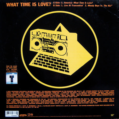The KLF : What Time Is Love? (12")