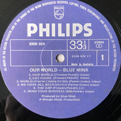 Blue Mink : Our World (LP, Album)