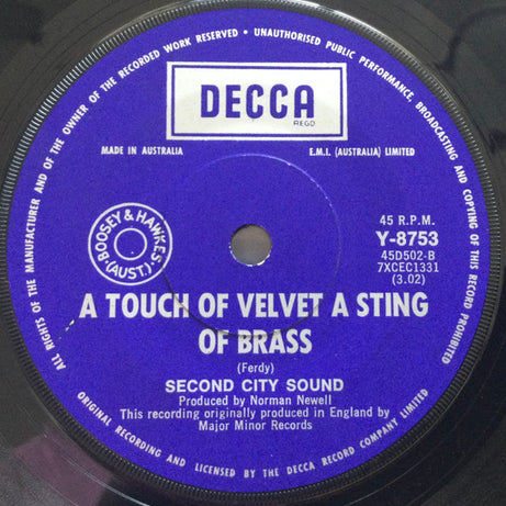 Second City Sound : The Dream Of Olwyn  (7", Single, Promo)