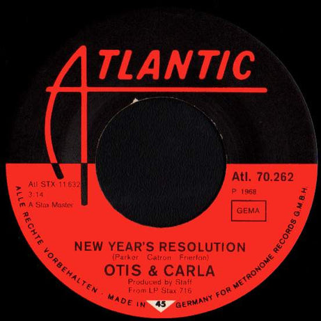Otis* & Carla* : Lovey Dovey / New Year's Resolution (7", Single)