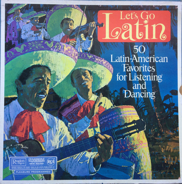 Various : Let's Go Latin (50 Latin-American Favorites For Listening And Dancing) (4xLP, Comp, Ple)