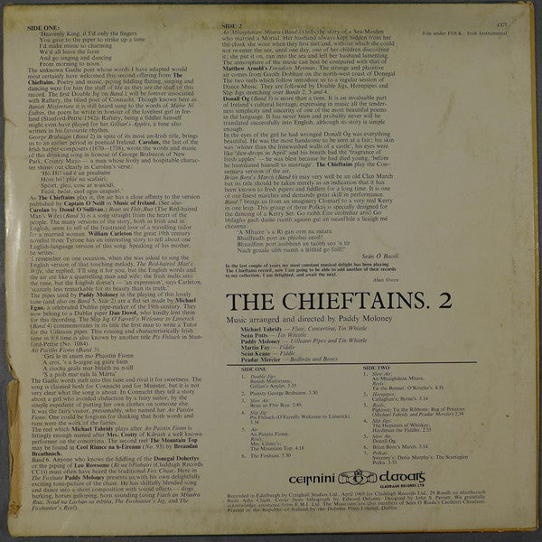The Chieftains : The Chieftains 2 (LP, Album)