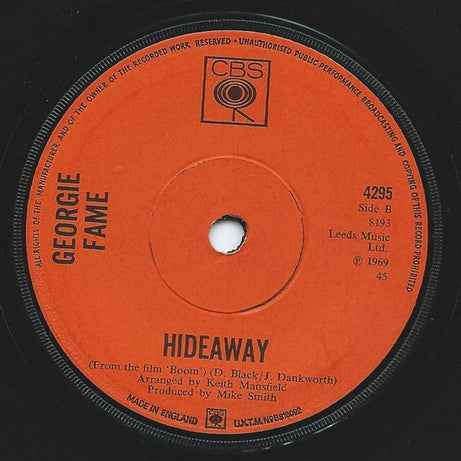 Georgie Fame : Peaceful (7", Single, Sol)