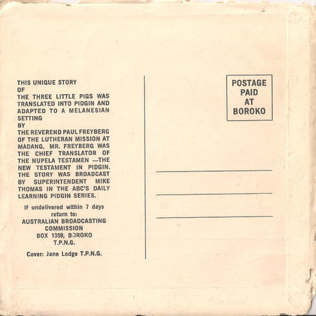 Superintendent Mike Thomas : Tripela Liklik Pik (Flexi, 7")