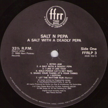 Salt 'N' Pepa : A Salt With A Deadly Pepa (LP, Album)