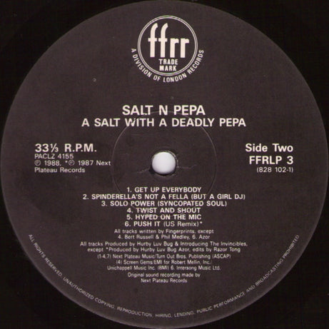 Salt 'N' Pepa : A Salt With A Deadly Pepa (LP, Album)