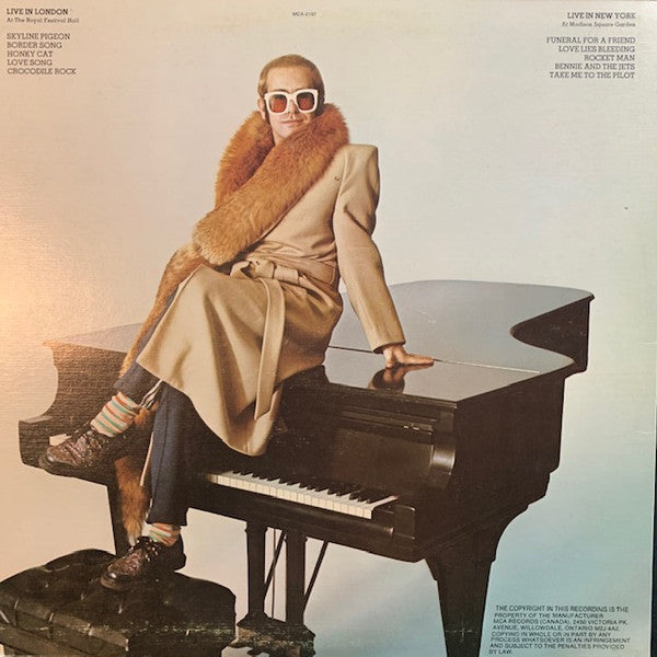 Elton John : Here And There (LP, Album)
