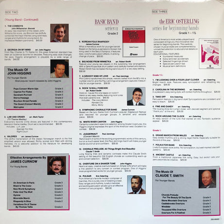 Unknown Artist : In Concert: Concert Band Vol. 24 / Jazz Ensemble Vol. 20 (2xLP, Promo)