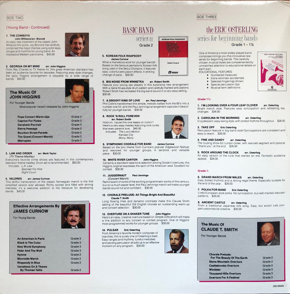 Unknown Artist : In Concert: Concert Band Vol. 24 / Jazz Ensemble Vol. 20 (2xLP, Promo)