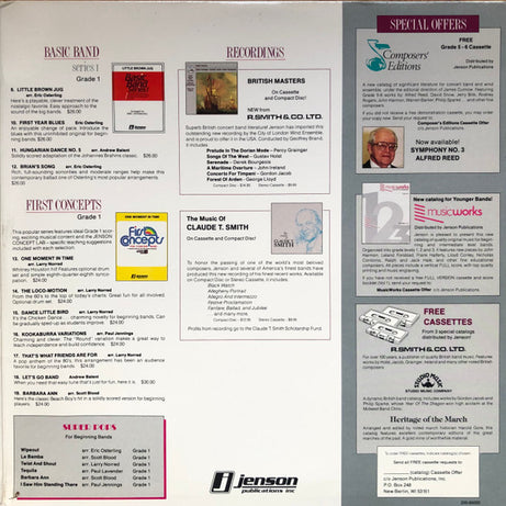 Unknown Artist : In Concert: Concert Band Vol. 24 / Jazz Ensemble Vol. 20 (2xLP, Promo)